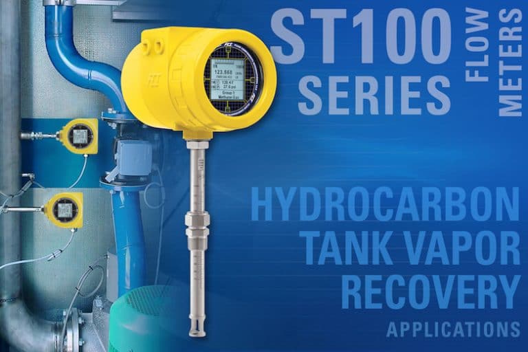 Hydrocarbon Tank Vapor Recovery Systems Rely on ST100 Thermal Mass Flow Meter