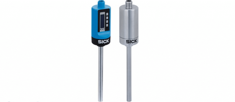Flow switch with integrated temperature measurement