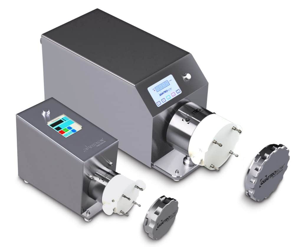 The EZ-Set Pump Chamber Replacing System from Quattroflow™ allows single-use quaternary diaphragm pump chambers to be replaced in as little as 30 seconds without the need for special tools or torque wrenches. The result is decreased downtime during product changeovers and an improved production process.