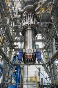 he prototype of the RUV reactor coolant pump has passed a large number of tests conducted at the test facility of the SEC-KSB joint venture in Shanghai.