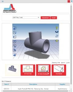 Asahi/America has recently expanded their online BIM library to include CAD files for its industrial PP, commercial PP-RCT and ultra high purity PVDF piping systems.
