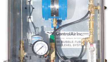 Bubble-Tube Liquid Level System Provides Precision Transmission of Liquid Level in Open Tanks