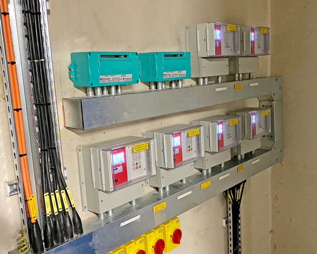 Installed KATflow 150 clamp-on flowmeters with Profibus PA – Picture Courtesy of Z-Tech,
Project Installer