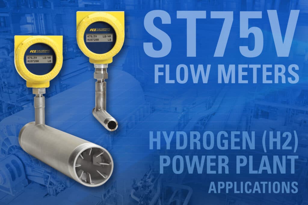 ST75V Hydrogen (H2) Cooling Thermal Flow Meter Supports Gas Safety for Power Plant Generators