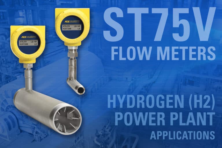 ST75V Hydrogen (H2) Cooling Thermal Flow Meter Supports Gas Safety for Power Plant Generators