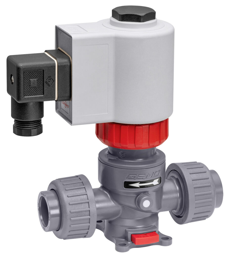 Process solenoid valve for gas and liquid applications 