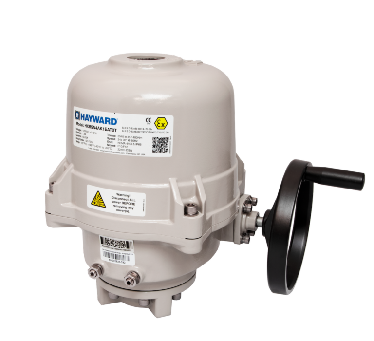 New Hazardous Location ATEX Certified Electric Actuators from Hayward Flow Control