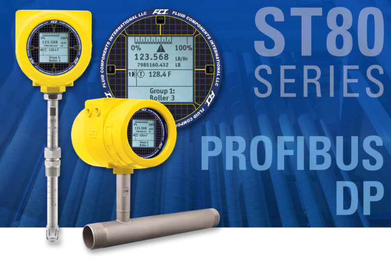 ST80 Thermal Flow Meter Now With Profibus DP Puts Air/Gas Flow Measurement on the Bus
