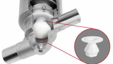 GEMÜ filling valve with regulating cone