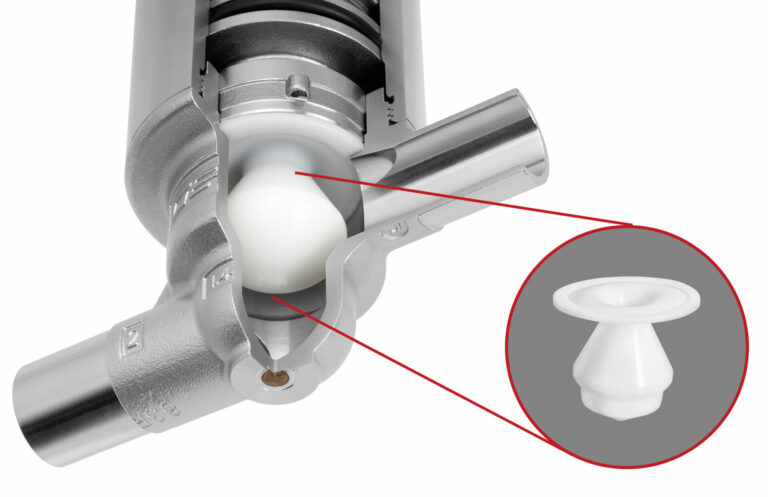 GEMÜ filling valve with regulating cone