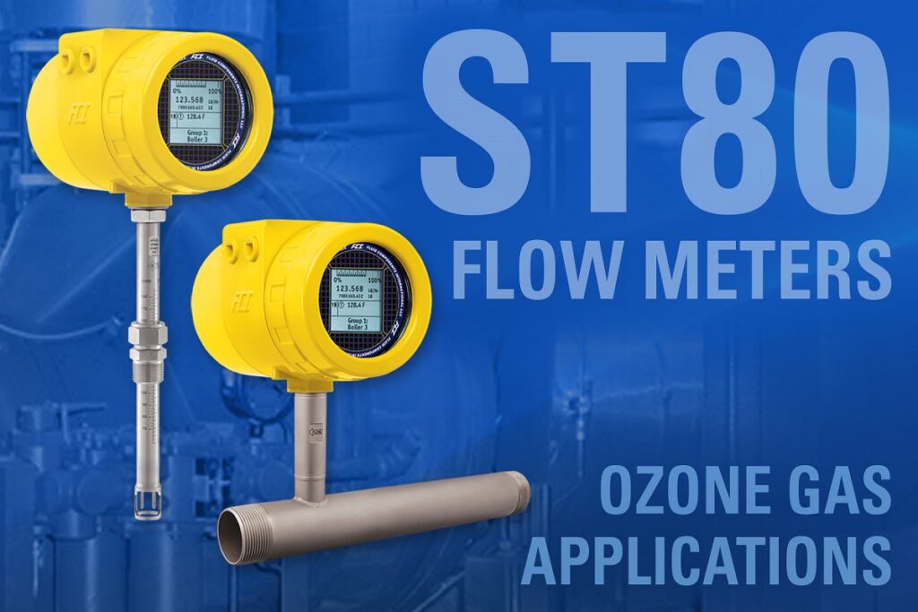 Optimizing Ozone Disinfection for Water Processes with Thermal Flow Meter Reduces Maintenance Costs