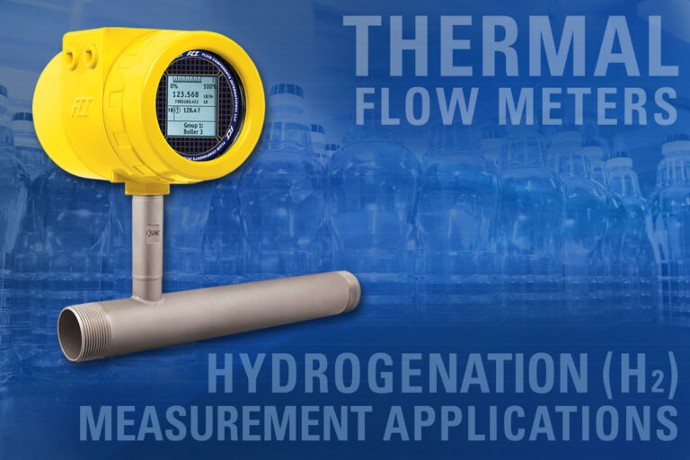 H2 Gas Measurement With Thermal Flow Meter