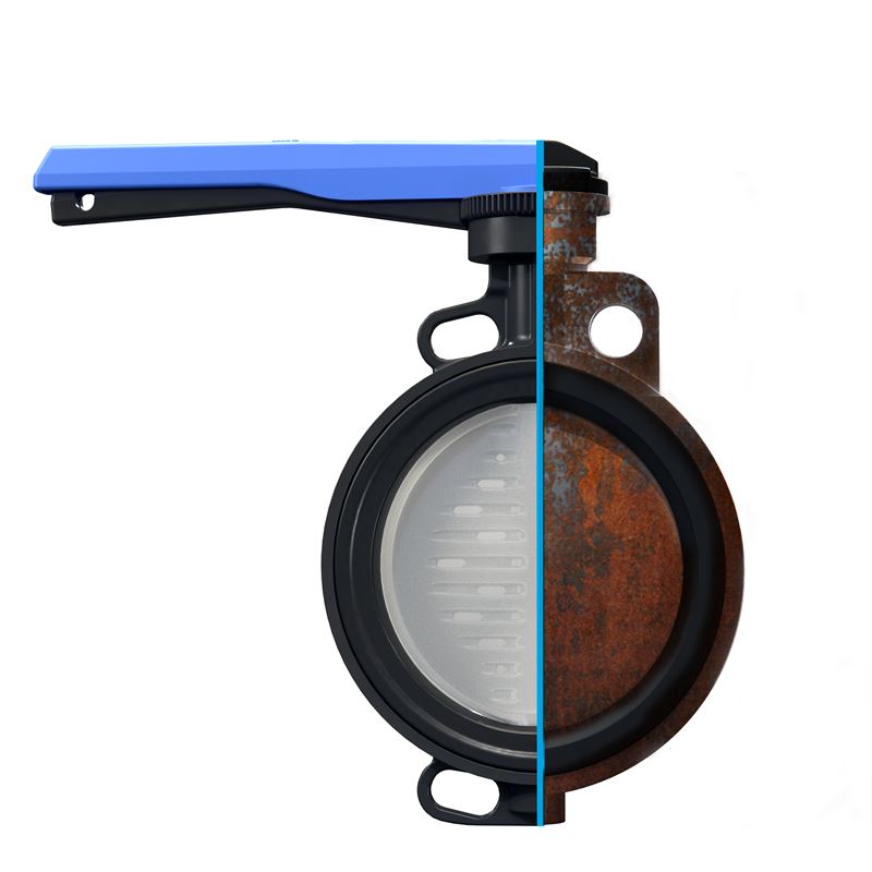 At least 25% lower emissions: GF Piping Systems' plastic Butterfly Valve 565 beats metal alternatives