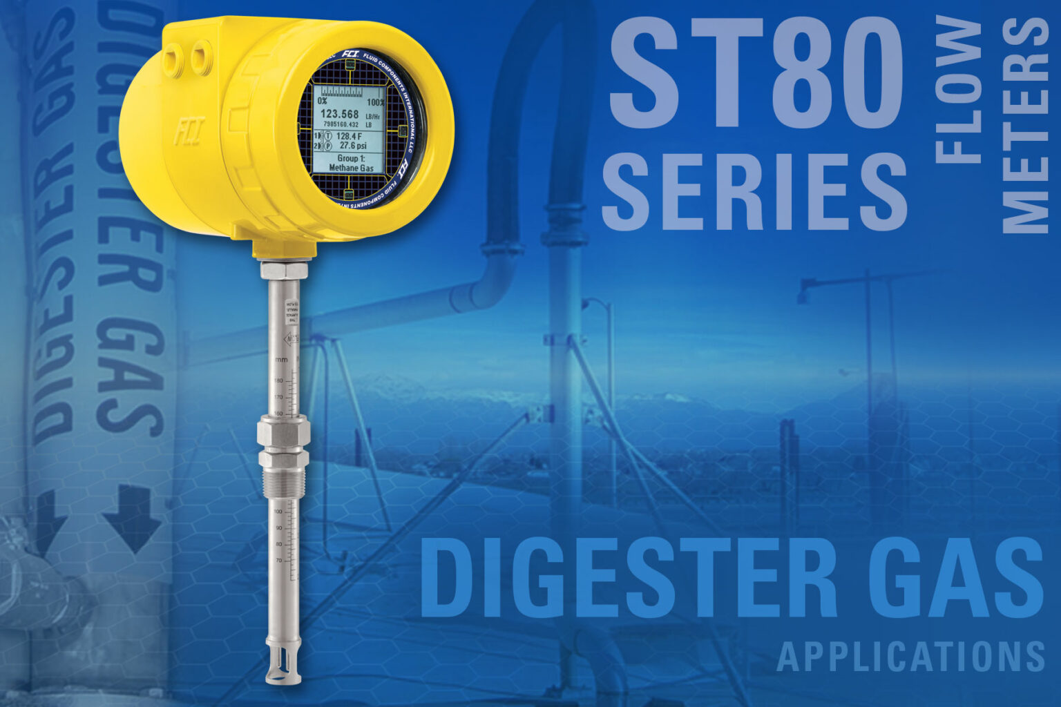 ST80 Digester Gas Flow Meter Provides Accurate Measurement
