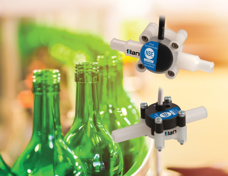 Titan Enterprises’ NSF-Approved Flow Meter Best Value for Beverage Industry