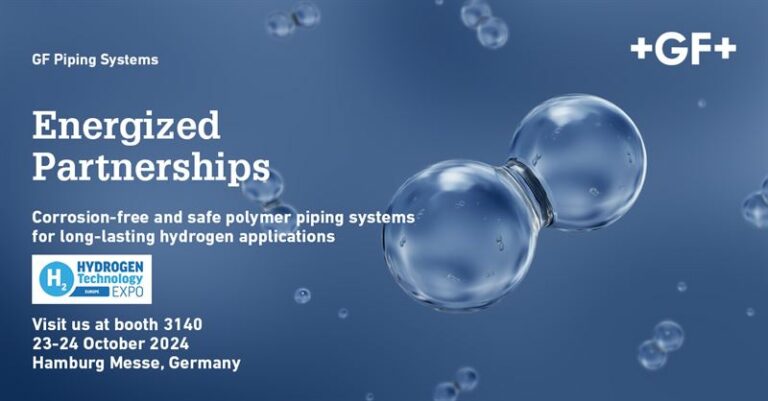 GF Piping Systems to showcase hydrogen innovations at Hydrogen Technology Expo 2024