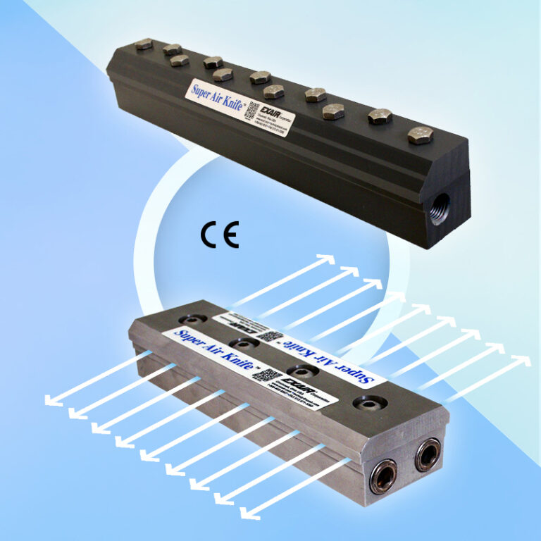 EXAIR’s CE Compliant Line of Air Knives