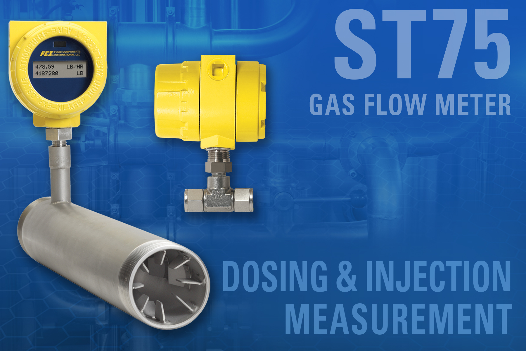 Compact Thermal Flow Meter Delivers Precise Gas Measurement for Dosing and Injection Control