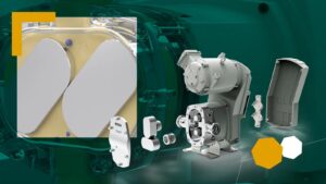 Rotary lobe pump components for hygienic food processing