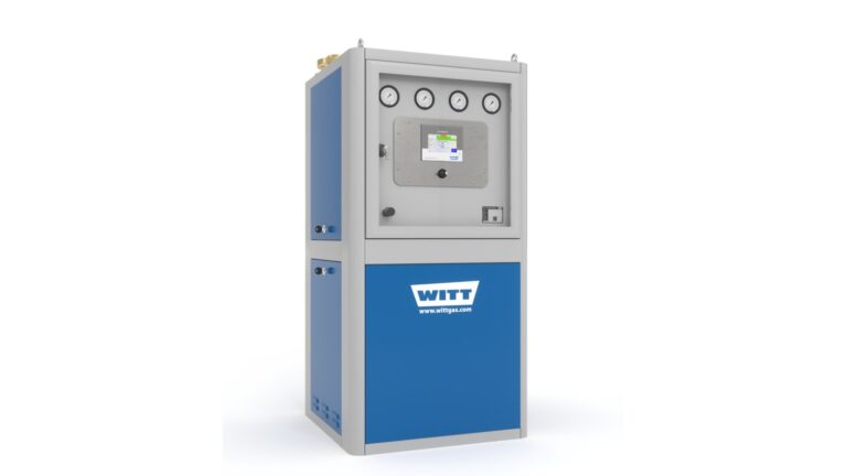 WITT MG 500 gas mixer with touchscreen control for precise gas mixtures