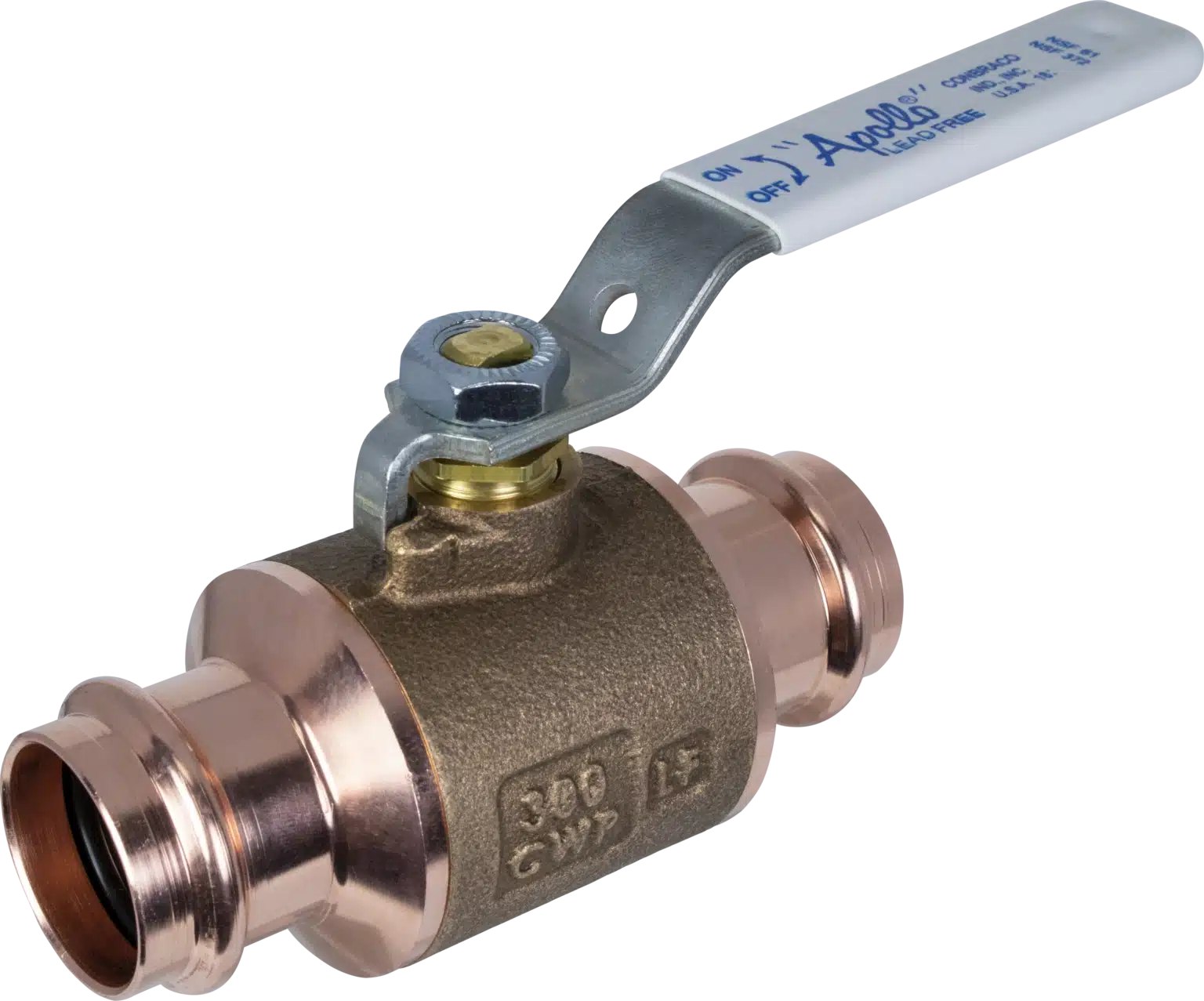 Apollo Valves ball valve with press connections