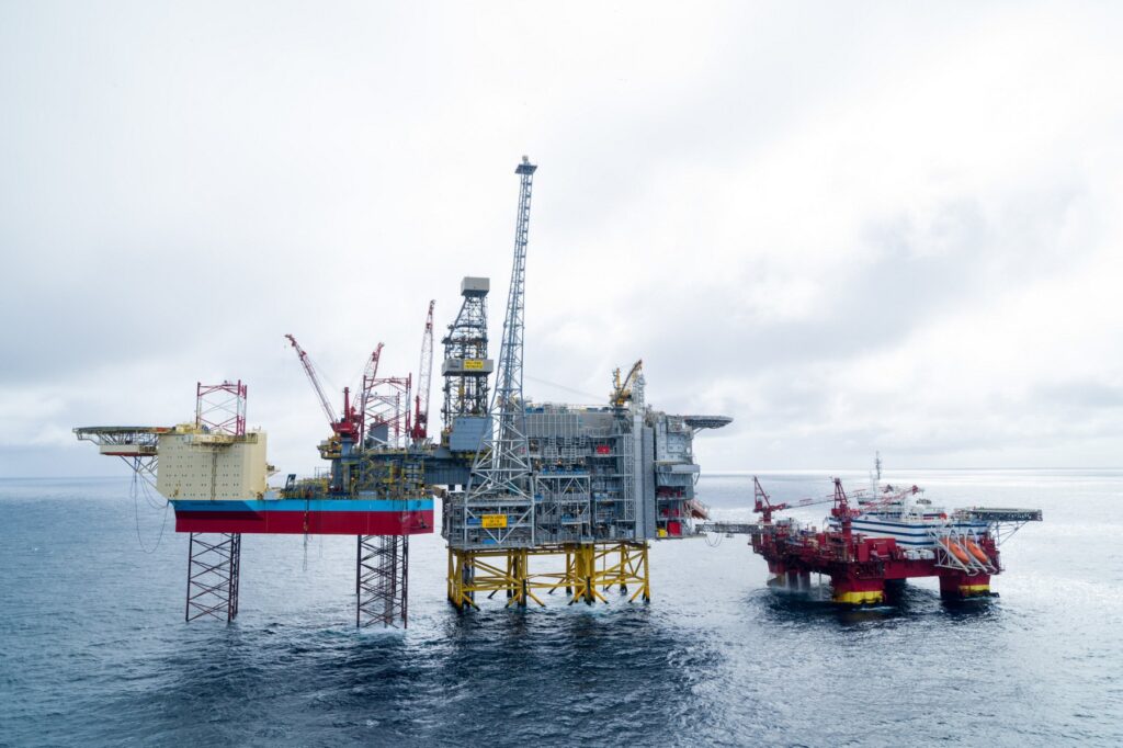 Equinor offshore platform where Emerson will deliver measurement instrumentation technologies and services