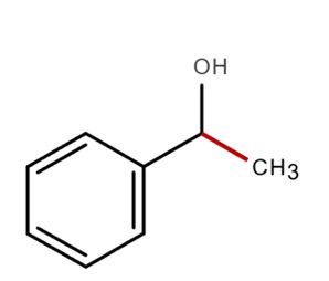 Structural formula of fragrance 1, an aryl alcohol made from benzaldehyde
