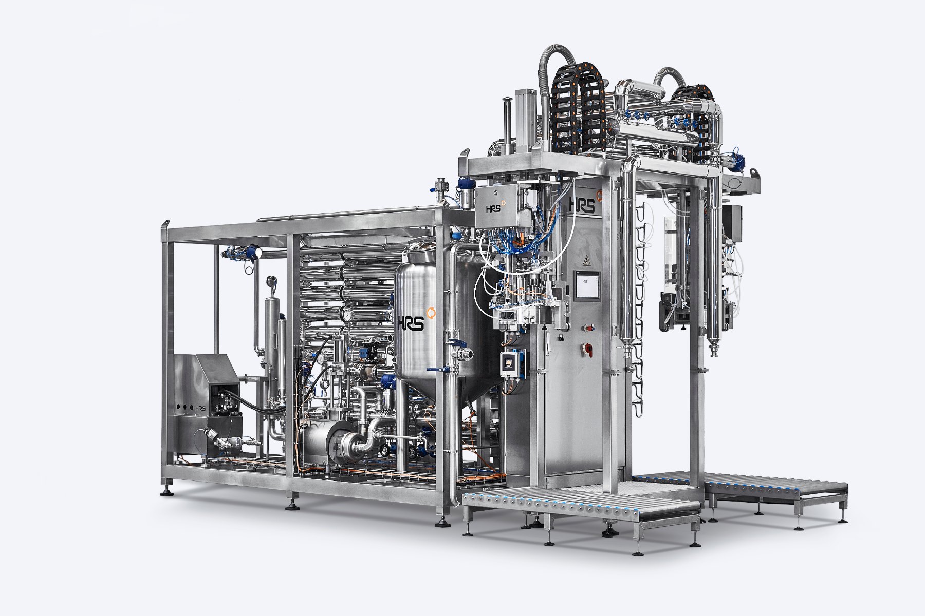 HRS Heat Exchangers thermal processing system designed for the client, product and production process