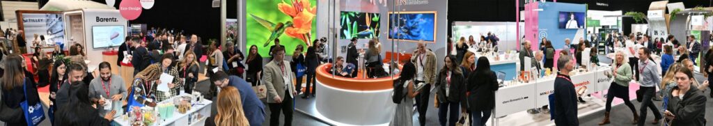 Visitors at exhibitor stands on the show floor of SCS Formulate in Coventry