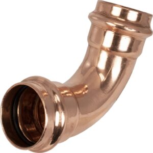 Press fitting elbow from the press fittings line that moves from Apollo Press to the VSH brand